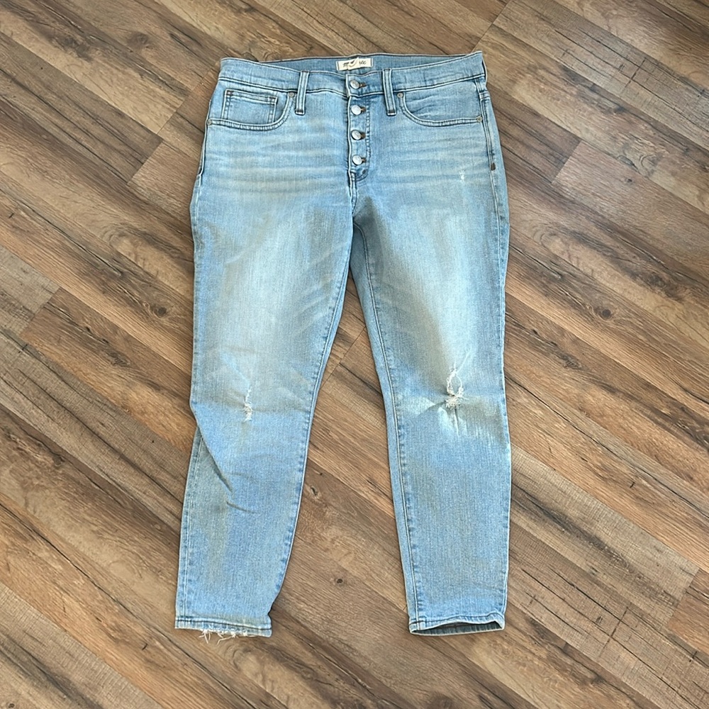 Madewell 9-inch High Rise Skinny Jeans, Size 30